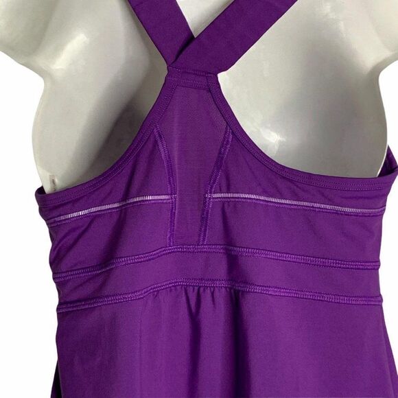 Athleta Racerback Horizon Tank Top XS Purple Bra - Picture 3 of 5